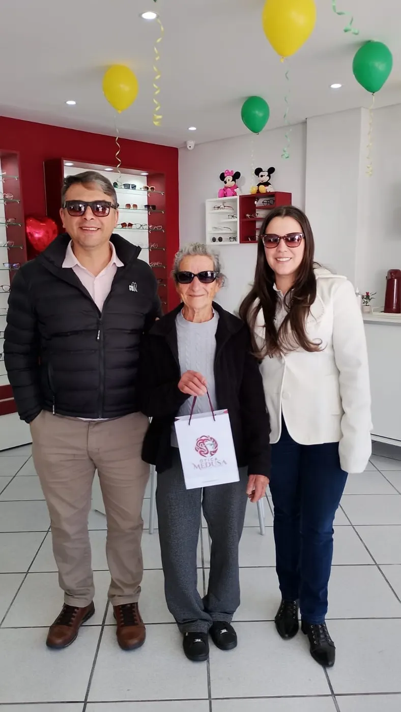 Clientes na Ótica Medusa
